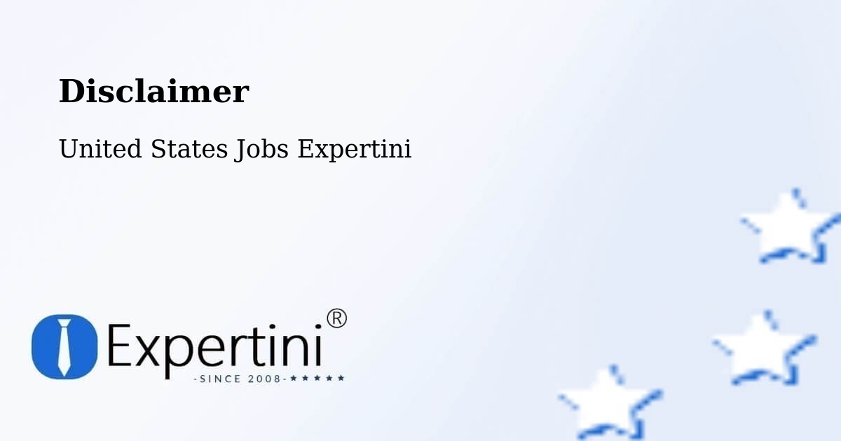 Disclaimer – Mount Kisco - United States Jobs Expertini